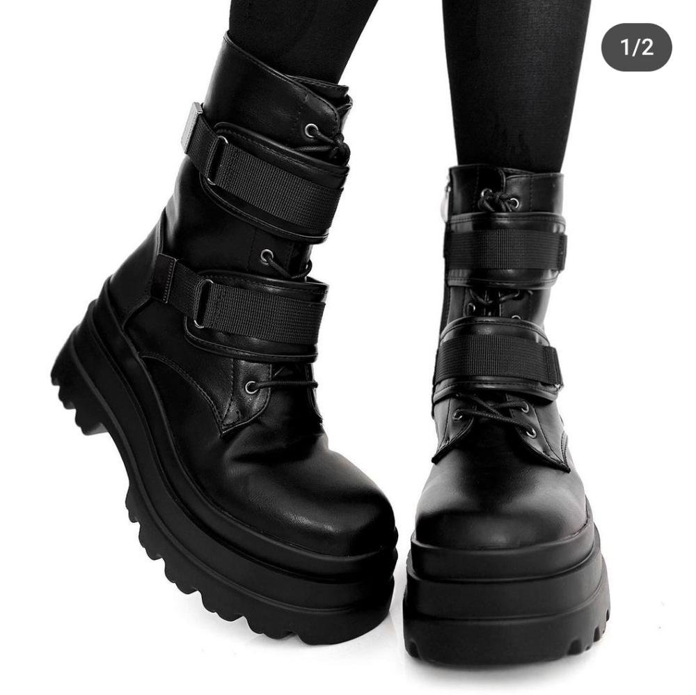 Foxblood Blade Combat Boots NIB